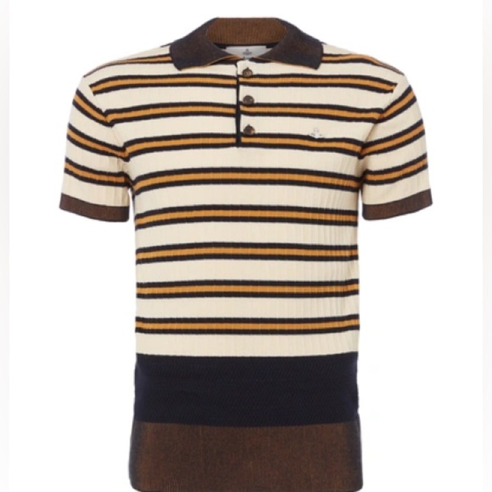 Vivienne Westwood Striped Polo CROPPED